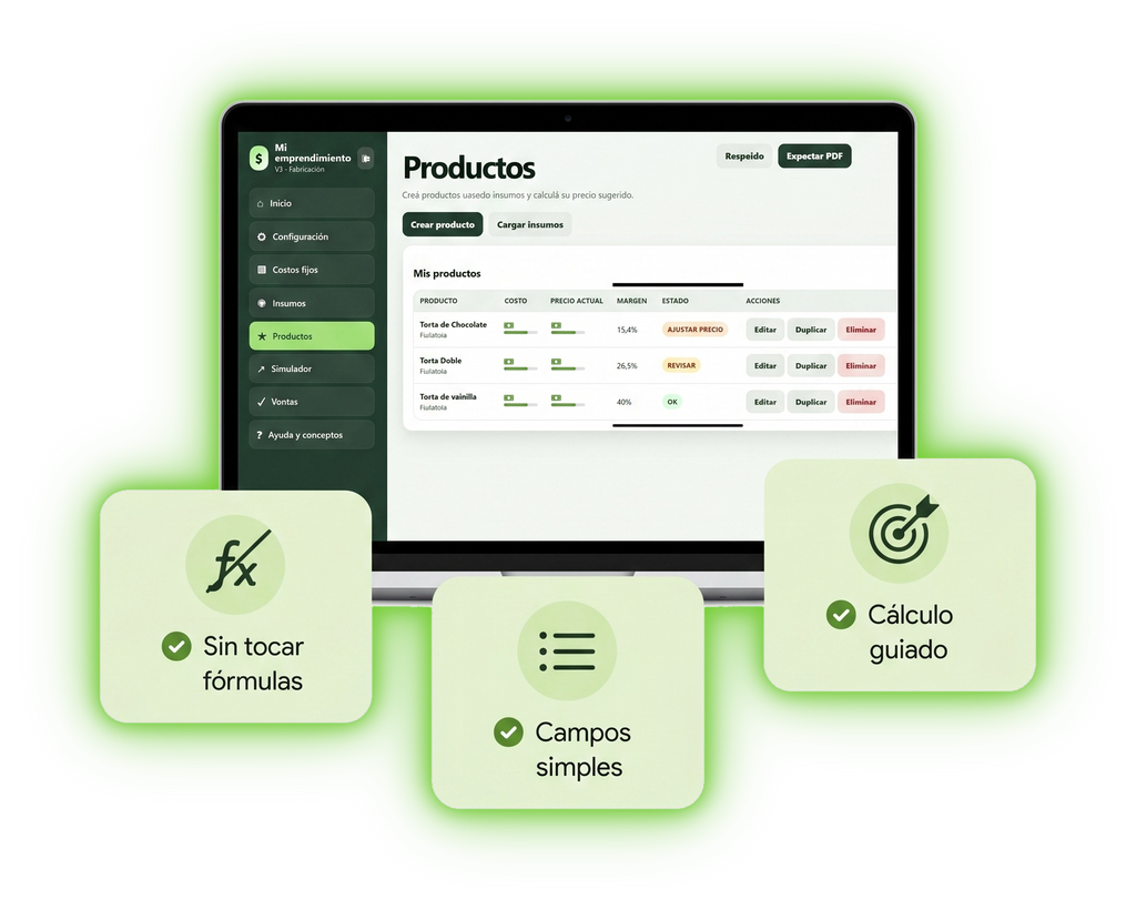Pack Precio Real Emprendedor